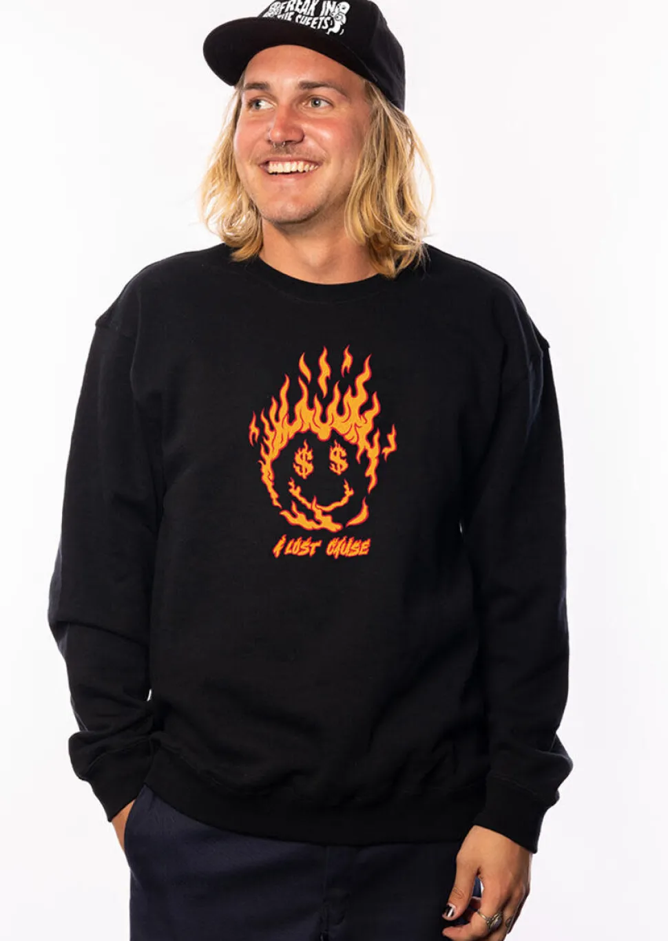 A Lost Cause : Burnin Cash Crewneck