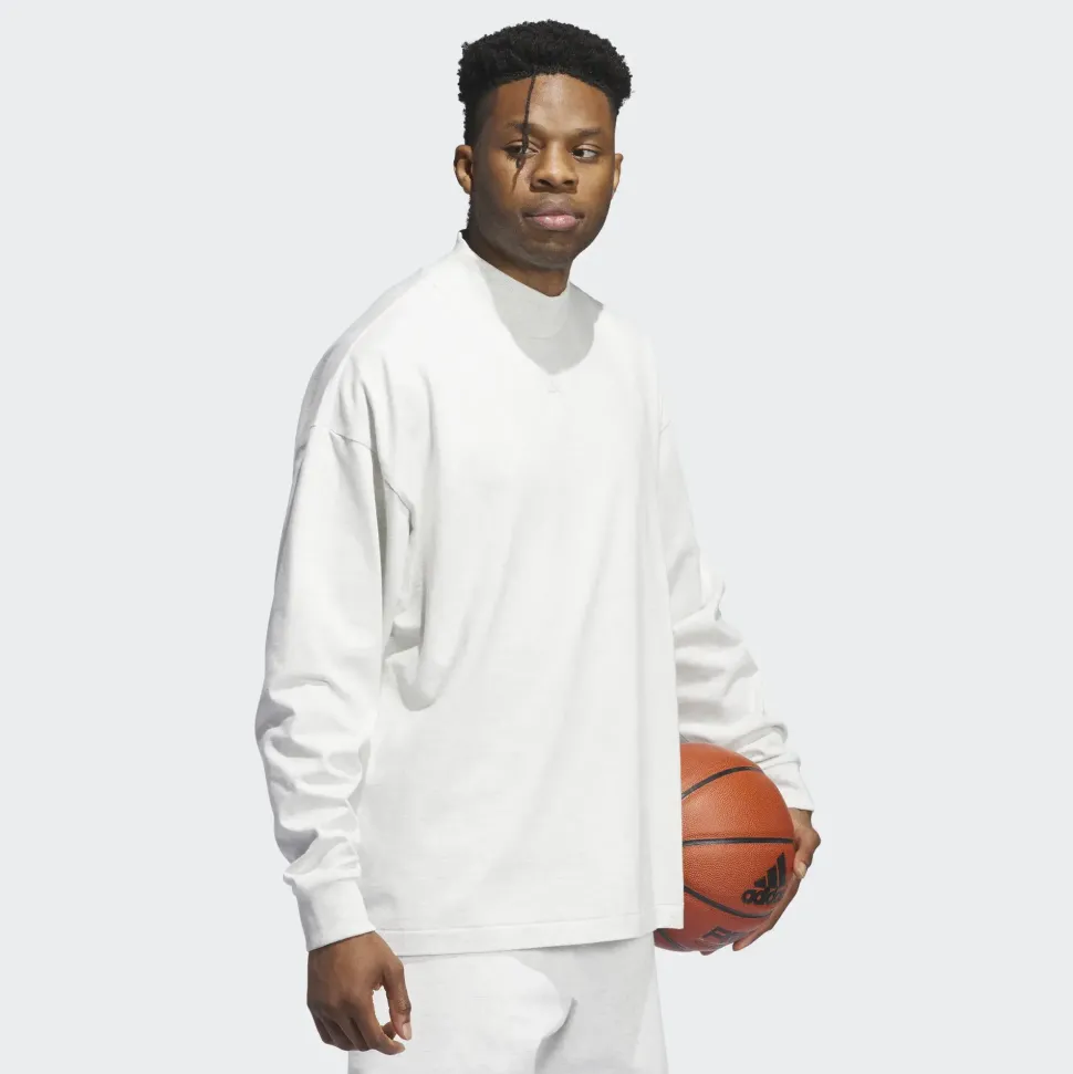 Adidas : Oversize L/S Basketball Tee