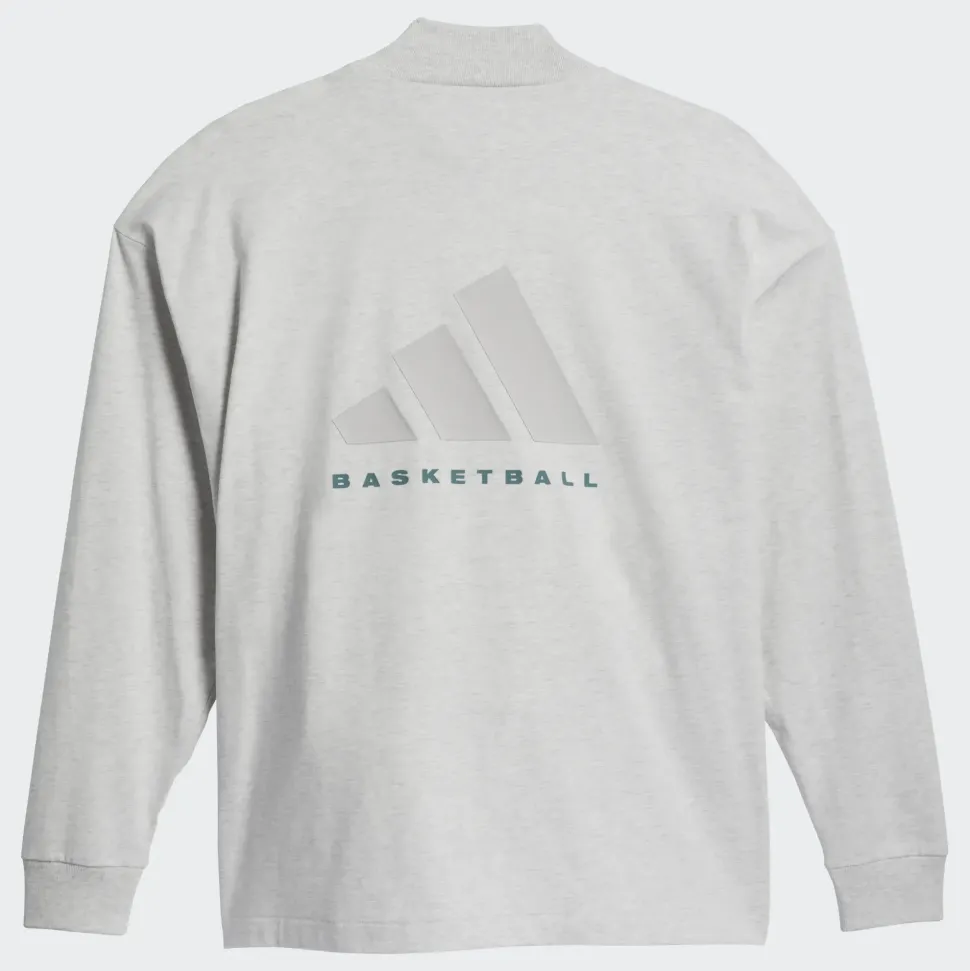 Adidas : Oversize L/S Basketball Tee