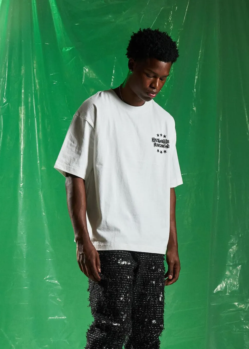 Embellish : Records Box Fit T-Shirts