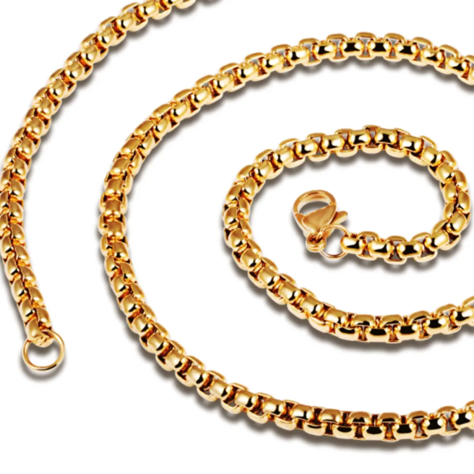 HITS : Bolt Chain 3 mm x 550 mm Gold O/S
