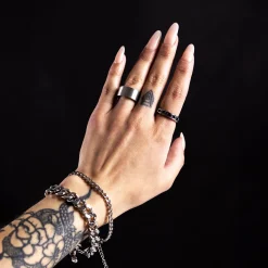 Hits : Brushed Finish Band Ring