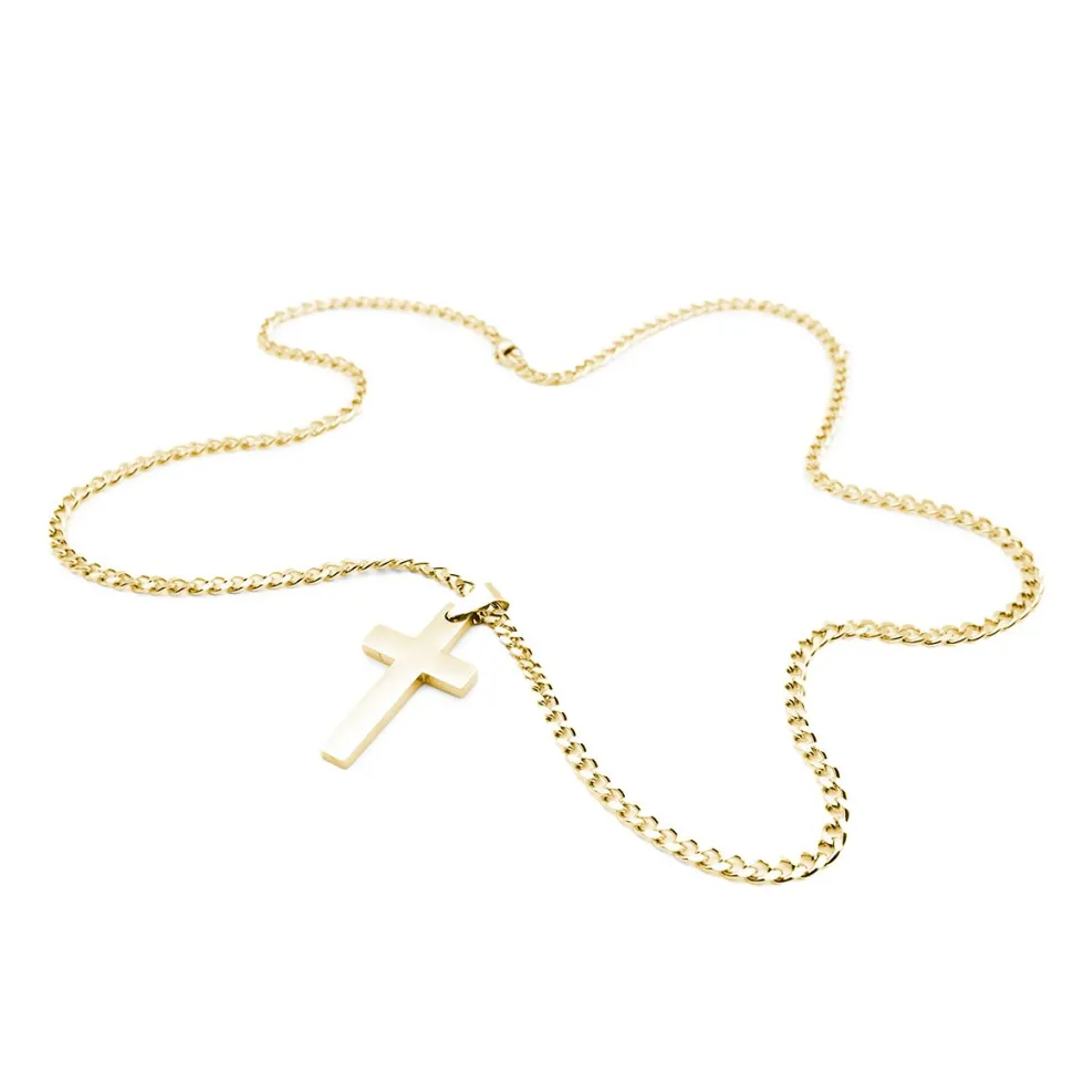 Hits : Cross Pendant w/ 24in Cuban chain