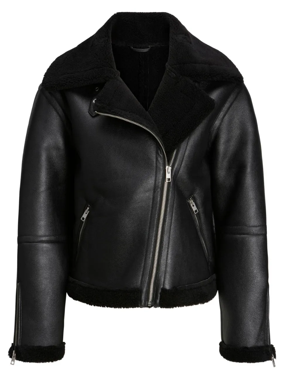 JJXX : Aviator Shearling Jacket