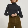 JJXX : Fan Long Sleeve Rib Turtle Neck