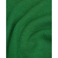 JJXX : Feline Long Sleeve Rib Tee - Green