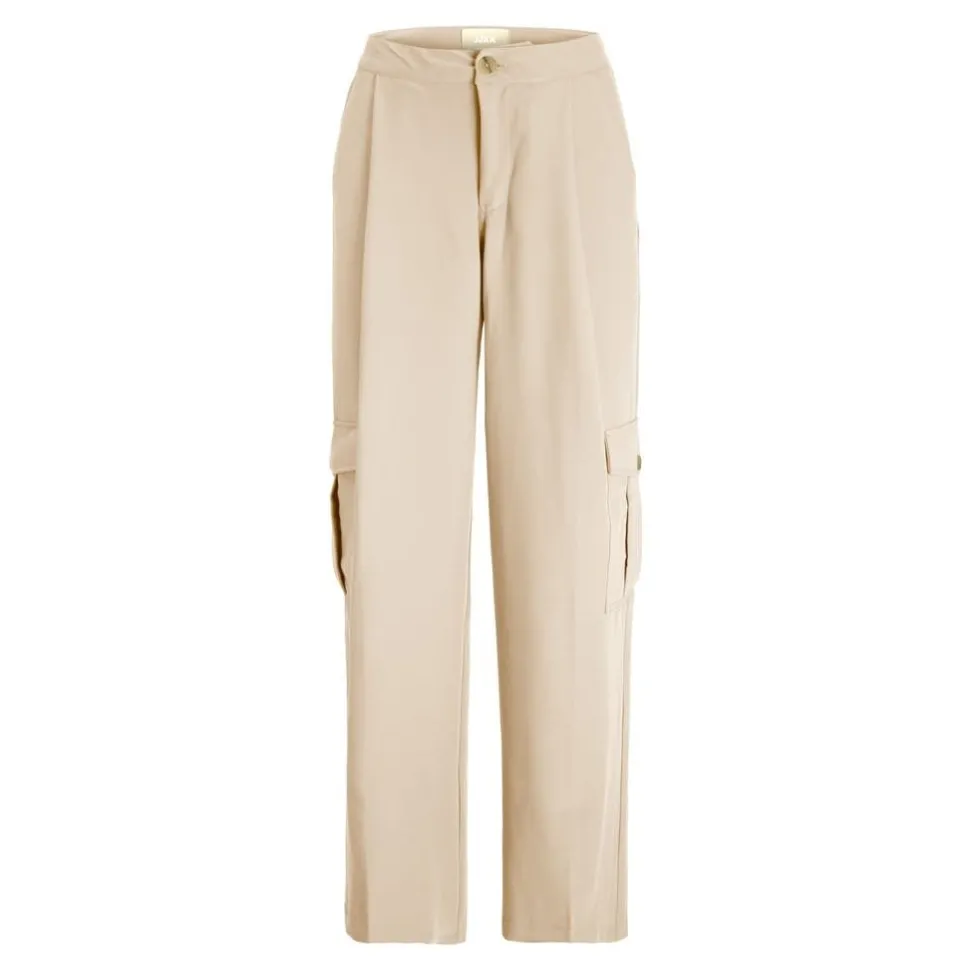 JJXX : Mary Midwaist Cargo Pants - Seedpearl