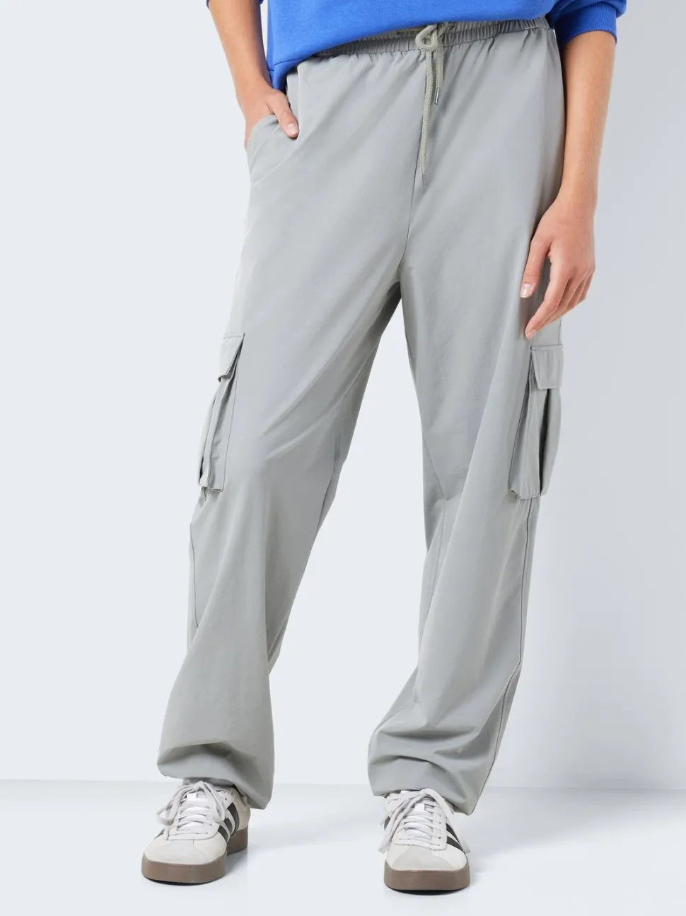 Noisy May : HighWaist Woven Cargo Pants