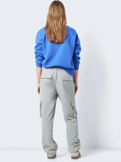 Noisy May : HighWaist Woven Cargo Pants