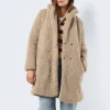 Noisy May : Midthigh Sherpa Jacket