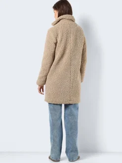 Noisy May : Midthigh Sherpa Jacket