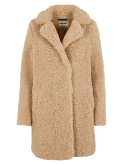 Noisy May : Midthigh Sherpa Jacket