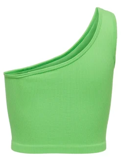 Only : Asymetric Rib Crop Top