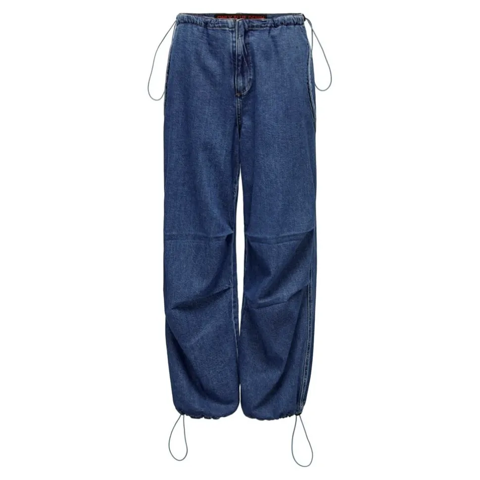 Only : Denim Parachute Pants