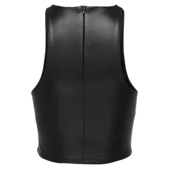 Only : Faux Leather SL Top