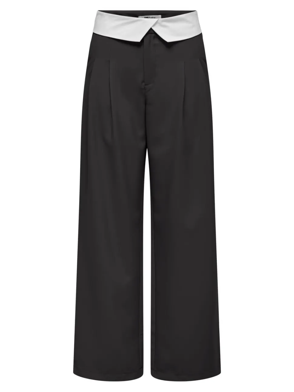 Only : HW Fold-Down Pleated Trousers