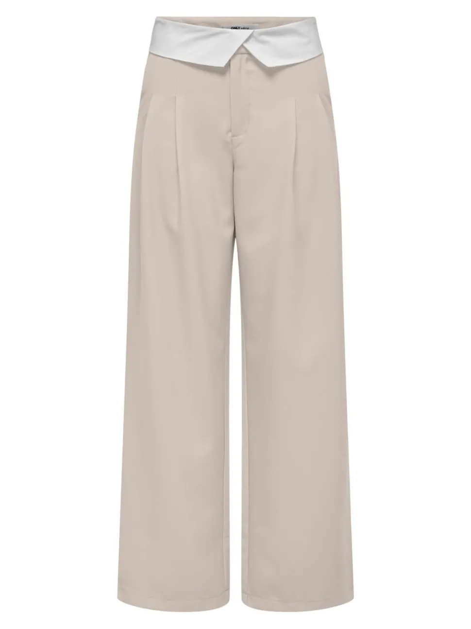 Only : HW Fold-Down Pleated Trousers
