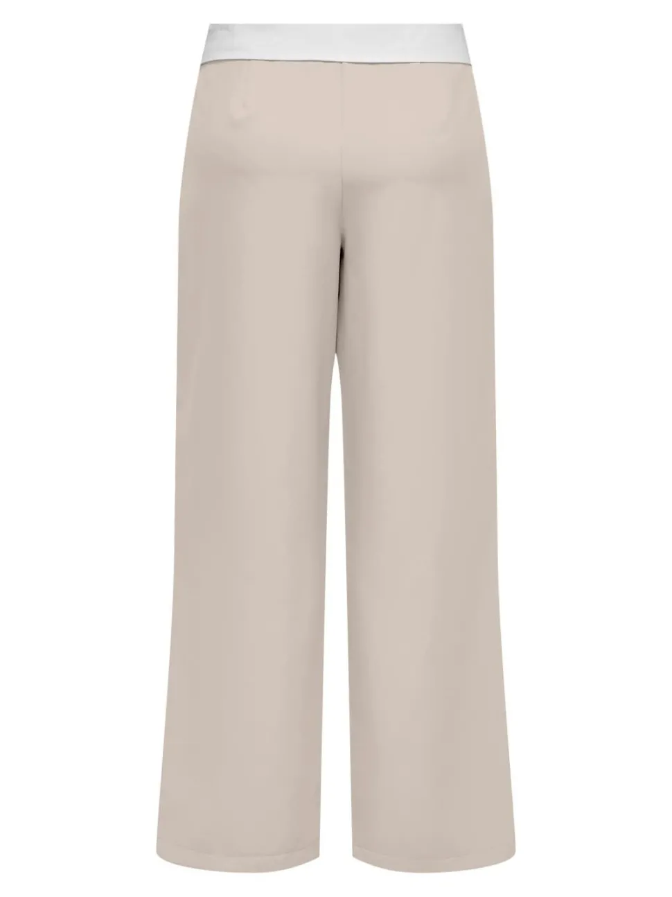 Only : HW Fold-Down Pleated Trousers