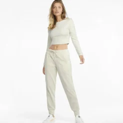 PUMA : Iconic T7 Velour Longsleeve Top