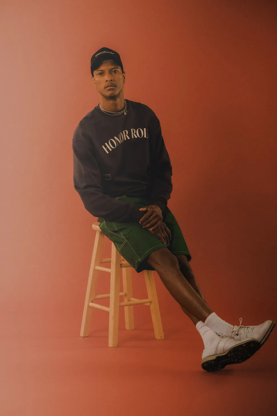 Students : Honor Roll Crew Sweater - Navy