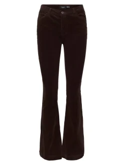 Vero Moda : Midrise Flare Corduroy Pants