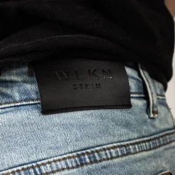WLKN : Cargo Baggy Fit Denim Pants