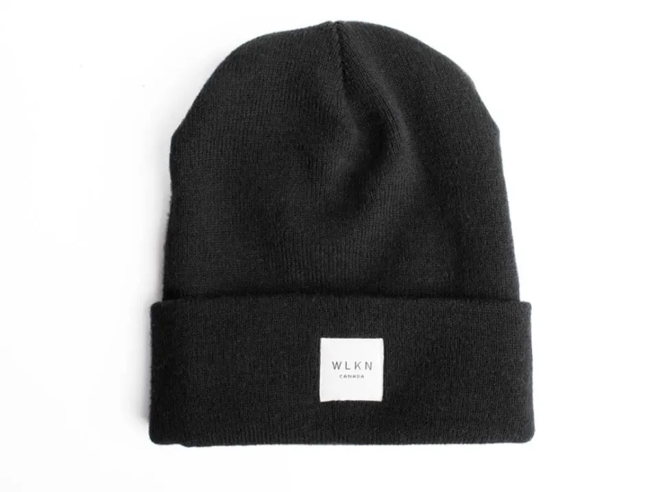 WLKN : Country Label Beanie - Black