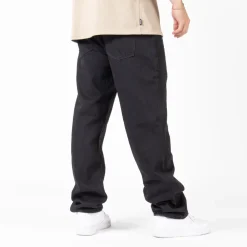 WLKN : Distressed Logo Loose Fit Denim Pants